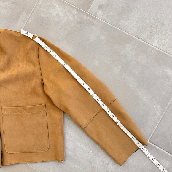 ZARA Faux Suede Jacket - Picture 12 of 14